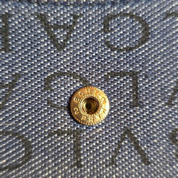 BVLGARI Blue Denim and Black Wallet In Great Condition - Picture 8 of 14